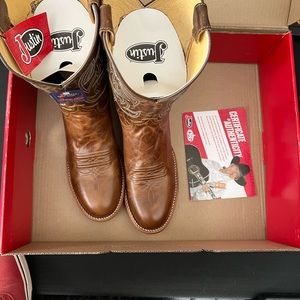 Justin Pearsall George Strait Brown - Boot Mens Western